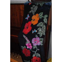 Авторский шарф в ед./экз.-100%Silk-Ручная роспись по батику-"В РАЮ"-автор Рукавицина А.А./Такой будет только у Вас!