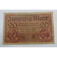 20 марок 1918 г. Германия.