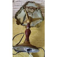 Лампа настольная эпохи СССР. Винтаж под старину. На реставрацию, либо на запчасти.