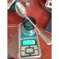 Ложка чайная , в состоянии новой, серебро ссср 875 проба