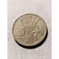Чехословакия 20 геллер 1922