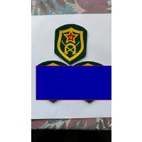 Шеврон Кавалерия   на зеленом фоне