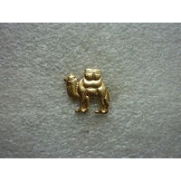 Знак фрачный. Челябинск. Герб. Верблюд. Латунь цанга.