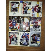 Хоккейные карточки.НХЛ. ВРАТАРИ.Colorado Avalanche. 16 КАРТ