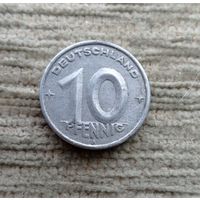 Werty71 Германия  ГДР 10 пфеннигов 1948