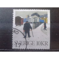 Швеция 2006 Рождество, живопись Михель-2,2 евро гаш