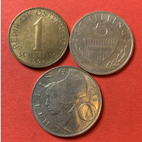Австрия 3 монеты
