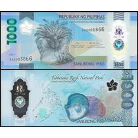 Филиппины 1000 песо образца 2024 года UNC pw241