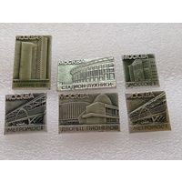 Москва. Стадион Лужники. Здание СЭВ. Метромост. Моссовет. Дворец пионеров. Цена указывается за один значок. #-V-02