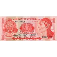 Гондурас, 1 лемпира, 1984 г., P-68b, UNC