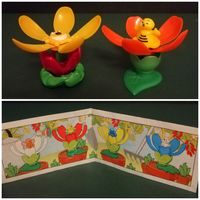 Киндер. Серия  "Blumenzauber" + Вкладыш. 1998г.  и Серия "Im Zauberwald".2004г. +з/ч. Цена за все.