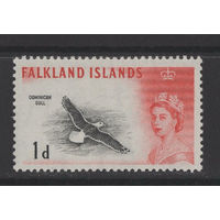 Фолкленды / Falkland Is 1966* 1d  Доминиканская чайка
