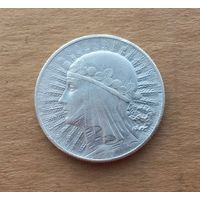 Польша, 5 злотых 1932 г., серебро 0.750, Полония (Ядвига)