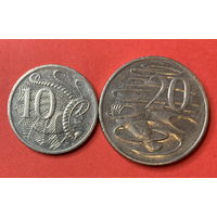 Австралия 2 монеты