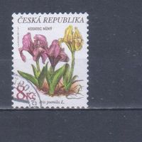 [107] Чехия 1997. Флора.Цветы.Ирисы. Гашеная марка.