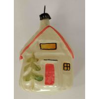 Елочная игрушка СССР . Домик