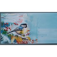 Синица. Новогодний конверт.