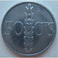 Испания 50 сентимо 1975 г.