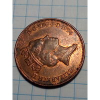 2 пенса Великобритания 1994 год.