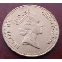 Гибралтар. 5 фунтов 1996