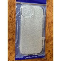 Чехол для iPhone 15 с защитой камеры прозрачный