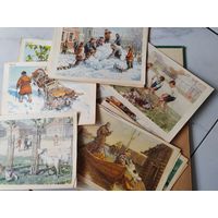 Альбом сюжетных картинок. СССР. Соц реализм. 1966г.