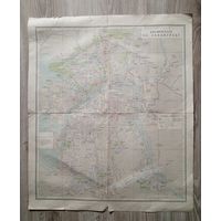 Карта Как проехать по Ленинграду. 1969 год.