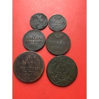 Монеты РИ 6 штук