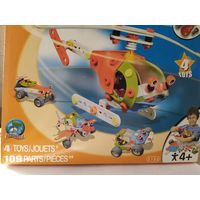 Конструктор Meccano(Франция),возраст +4,4 модели техники поочередно