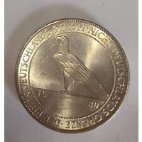 5 марок 1930 Веймар - Освобождение Рейнланда - люкс! Горящая! Нечастая!