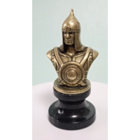 Бюст Русский Витязь Латунь/Мрамор