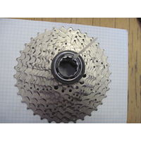 Звездочки велосипедные Shimano и Dyna-sys в связке.
