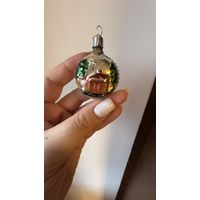 Елочная игрушка ссср домик в лесу