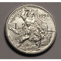 Сан-Марино, 2 Лиры 1994
