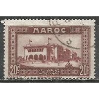 Французское Марокко. Главпочтамт в Касабланке. 1933г. Mi#99.