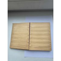 Альбом для марок СССР, 9 листов (размер 19*14 см). Москва ГФК Филателия (цена 1рубль 60 копеек).