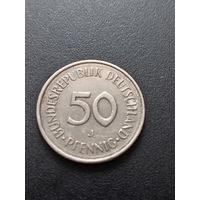 ФРГ 50 пфеннигов 1982 г. J
