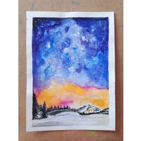 Картины акварелью