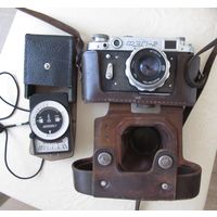 Все лоты с рубля.Фотоаппарат ФЭД-2,с объективом Индустар-26м,СССР+бонус