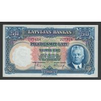 Латвия 50 лат 1934 года. Тип Р-20. Состояние UNC-