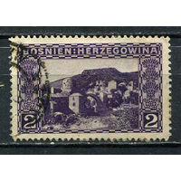 Босния и Герцеговина (Австро-венгерская администрация) - 1906 - г. Мостар 2H - [Mi.30] - 1 марка. Гашеная.  (Лот 11HJ)-T41P50