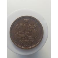 25 эре Дания 1990 год лот 43
