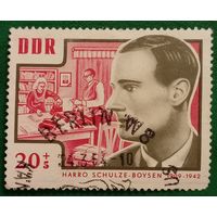 ГДР 1964. Основатель антифашистской группы Сопротивления Харро Шульце-Бойзен 1909-1942