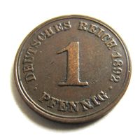 1 пфеннинг 1892 D