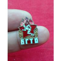 Знак БГТО,ранний, тяжёлый,заколка