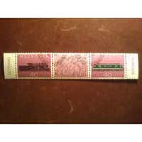 Швейцария 1982 г.Локомотив C 4/5. Памятник рабочим Айроло. Локомотив Re 6/6./38а/