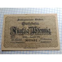 Германия 50 пфенингов (картон)5