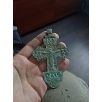 Крест наперсный владимирского типа  XVIII век