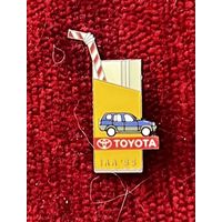 Значек выставочный TOYOTA