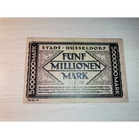 5 миллионов марок 1923 года, Дюссельдорф.